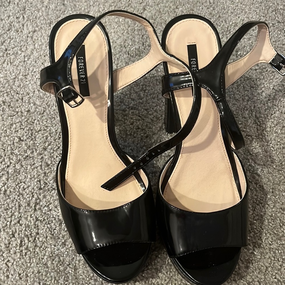 Forever 21 Black Heels